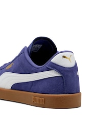 Puma Blue Club II Suede Sneakers - Image 4 of 6
