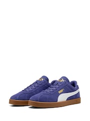 Puma Blue Club II Suede Sneakers - Image 5 of 6