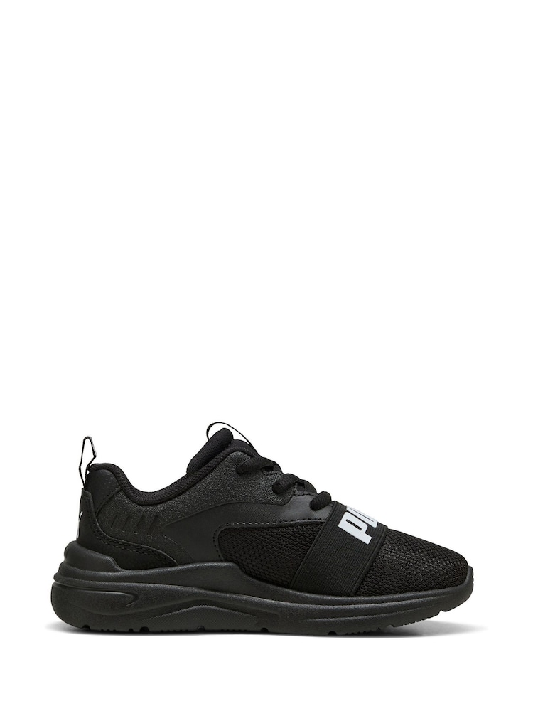 Puma Black Kids Soft Wired 2 Sneakers - Image 1 of 6