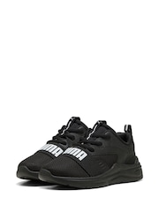 Puma Black Kids Soft Wired 2 Sneakers - Image 3 of 6