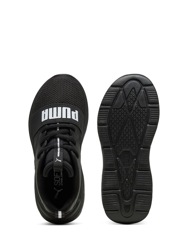 Puma Black Kids Soft Wired 2 Sneakers - Image 4 of 6