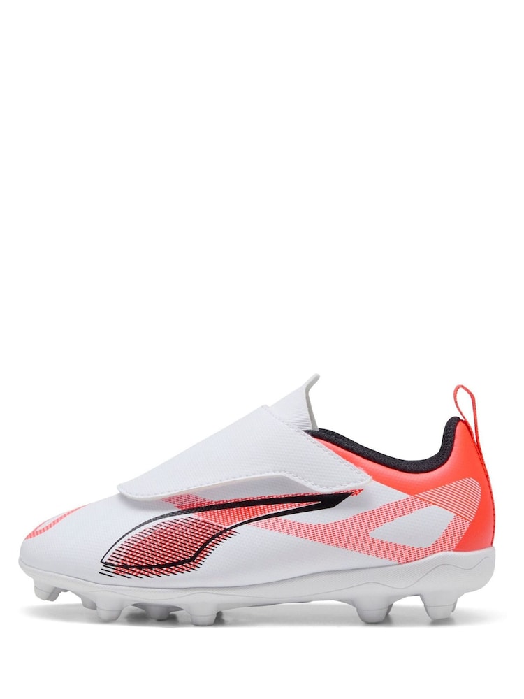 Puma White Kids ULTRA 5 PLAY V FG/AG RB Football Boots - Image 2 of 6
