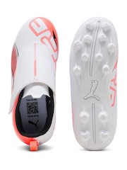 Puma White Kids ULTRA 5 PLAY V FG/AG RB Football Boots - Image 4 of 6