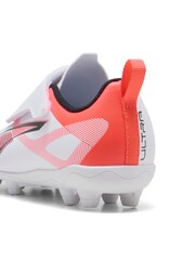 Puma White Kids ULTRA 5 PLAY V FG/AG RB Football Boots - Image 6 of 6