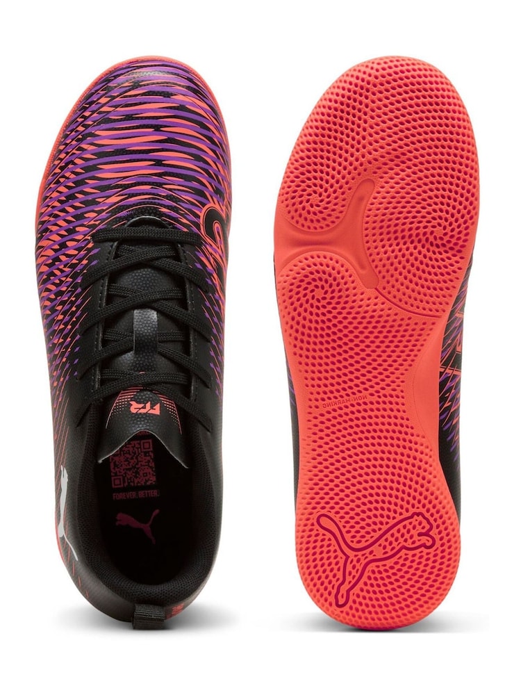 Puma Black Kids Youth Future 8 Play It Futsal Boots - Image 4 of 6