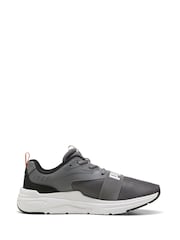 Puma Grey Mens SOFTRIDE Wired 2 Sneakers - Image 1 of 6