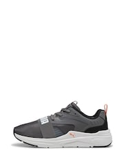 Puma Grey Mens SOFTRIDE Wired 2 Sneakers - Image 2 of 6