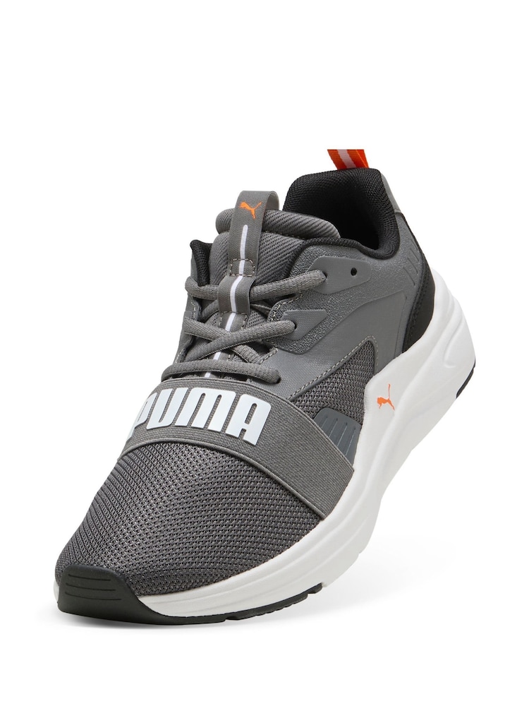 Puma Grey Mens SOFTRIDE Wired 2 Sneakers - Image 5 of 6