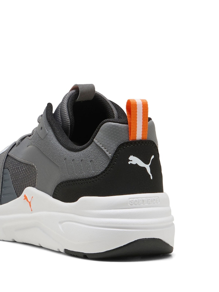 Puma Grey Mens SOFTRIDE Wired 2 Sneakers - Image 6 of 6