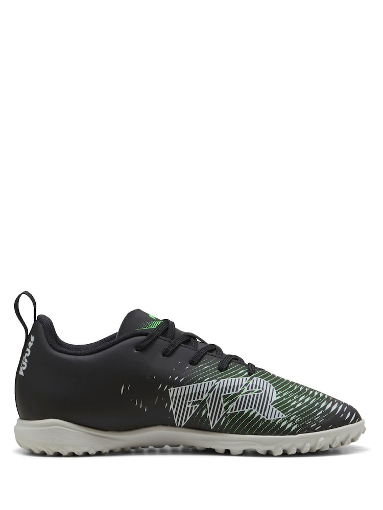 Puma Charcoal Black Junior Future 8 Play Tt Football Boots - Image 1 of 6