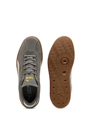 Puma Grey Club II Suede Sneakers - Image 6 of 6