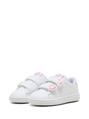 Puma White Toddlers Smash 3.0 Badges Sneakers - Image 3 of 5