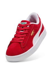 Puma Red Boys Suede Classic Sneakers - Image 4 of 6