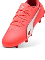 Puma Red Boys KING MATCH FG/AG Football Boots - Image 5 of 6