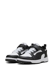 Wit - Puma Kids Rebound V6 Lo Sneakers - Image 3 of 6