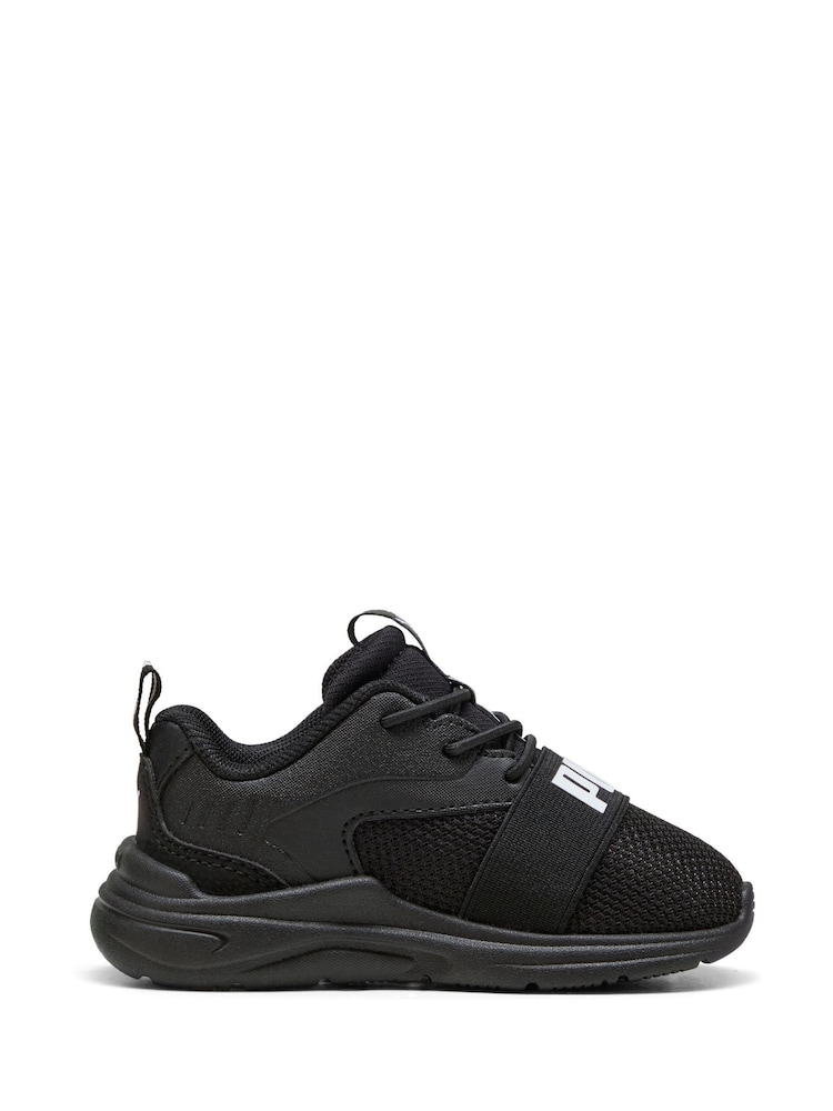 Puma Black Toddlers Soft Wired 2 Sneakers - Image 1 of 6