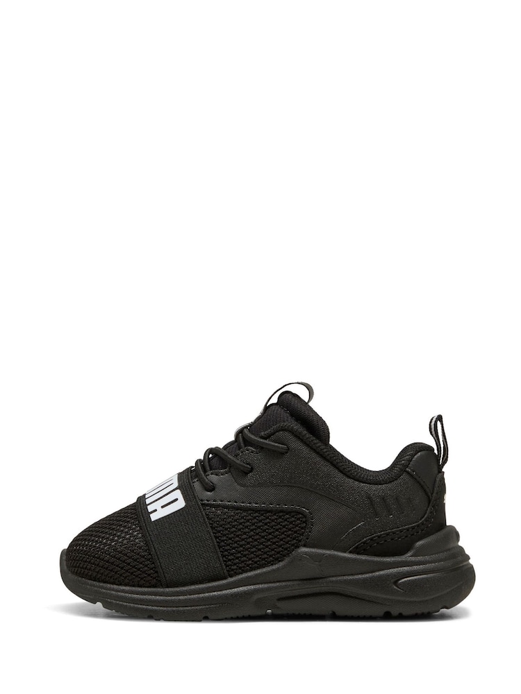 Puma Black Toddlers Soft Wired 2 Sneakers - Image 2 of 6
