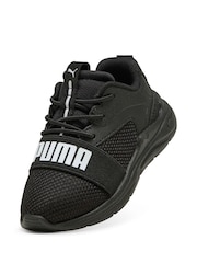 Puma Black Toddlers Soft Wired 2 Sneakers - Image 4 of 6