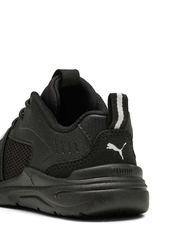 Puma Black Toddlers Soft Wired 2 Sneakers - Image 6 of 6
