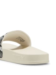Puma White Womens Leadcat 2.0 Snake Chic Slides - Image 6 of 6
