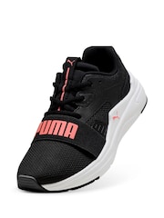 Puma Charcoal Black Kids Youth Softride Wired 2 Sneakers - Image 4 of 6