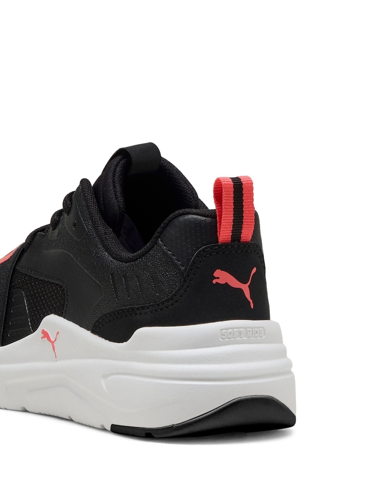 Puma Charcoal Black Kids Youth Softride Wired 2 Sneakers - Image 6 of 6