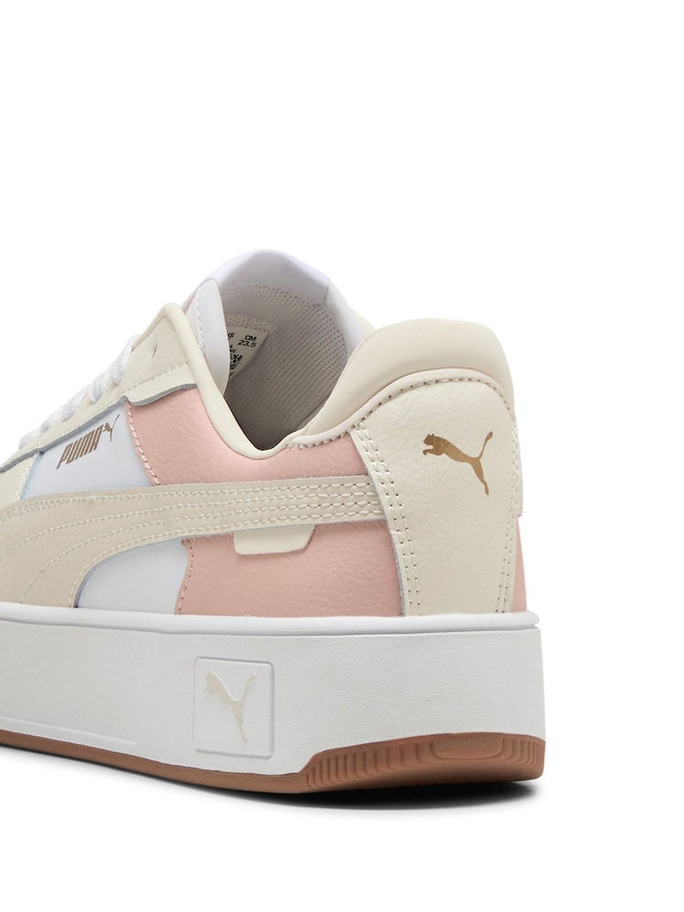 Puma White Womens Carina Street Sneakers - Image 6 of 6 Puma White Womens Carina Street Sneakers - Image 6 of 6
