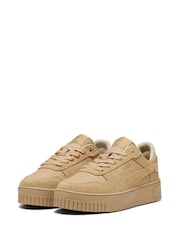 Puma Brown Womens Carina Street SD Sneakers - Image 2 of 6