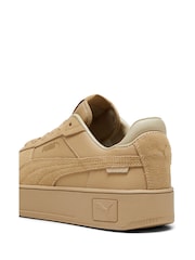 Puma Brown Womens Carina Street SD Sneakers - Image 3 of 6