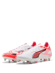 Puma White Mens ULTRA 5 MATCH MxSG Football Boots - Image 3 of 6