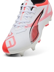 Puma White Ultra 5 Play Mxsg Football Boots - Image 5 of 6