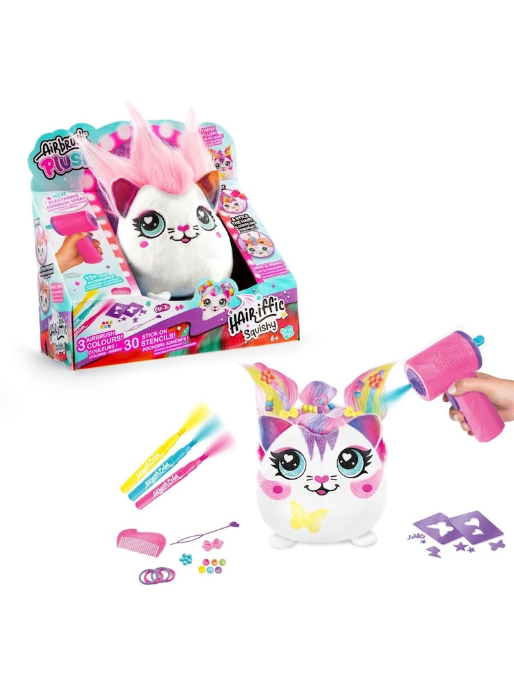 Canal Toys Airbrush Plush Hair'iffic Squish Pals - Image 1 of 6
