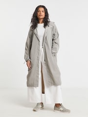 Simply Be Grey Utility Parachute Jacket - Image 1 of 4