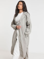 Simply Be Grey Utility Parachute Jacket - Image 4 of 4