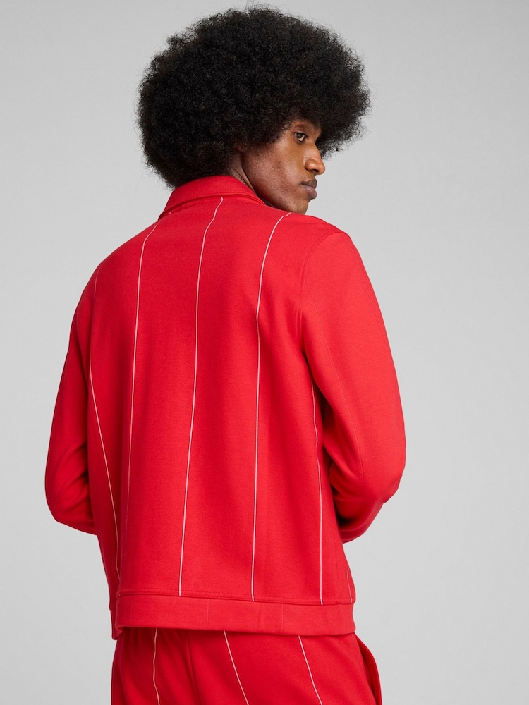Puma Red Mens Scuderia Ferrari Race Premium Jacket - Image 2 of 5