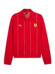Puma Red Mens Scuderia Ferrari Race Premium Jacket - Image 4 of 5
