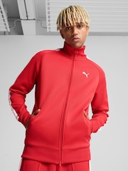 Puma Red Mens T7 ALWAYS ON Track Jacket - Image 1 of 5