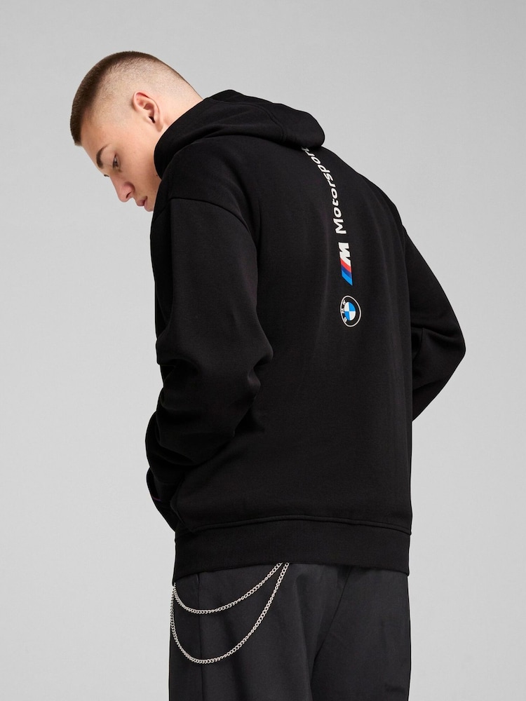 Puma Mens BMW M Motorsport Essentials+ Hooded Fleece Jacket - Bild 2 von 5