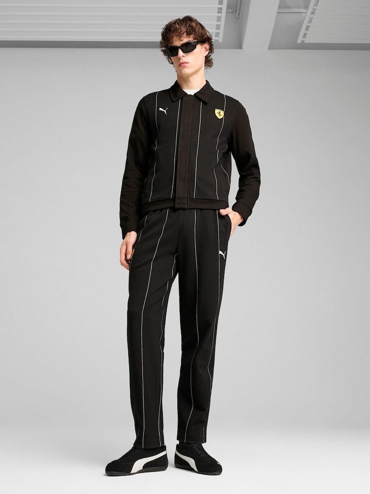 Puma Black Mens Scuderia Ferrari Race Premium Jacket - Image 1 of 5