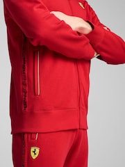 Puma Red Mens Scuderia Ferrari Race Sweat Jacket - Image 3 of 5