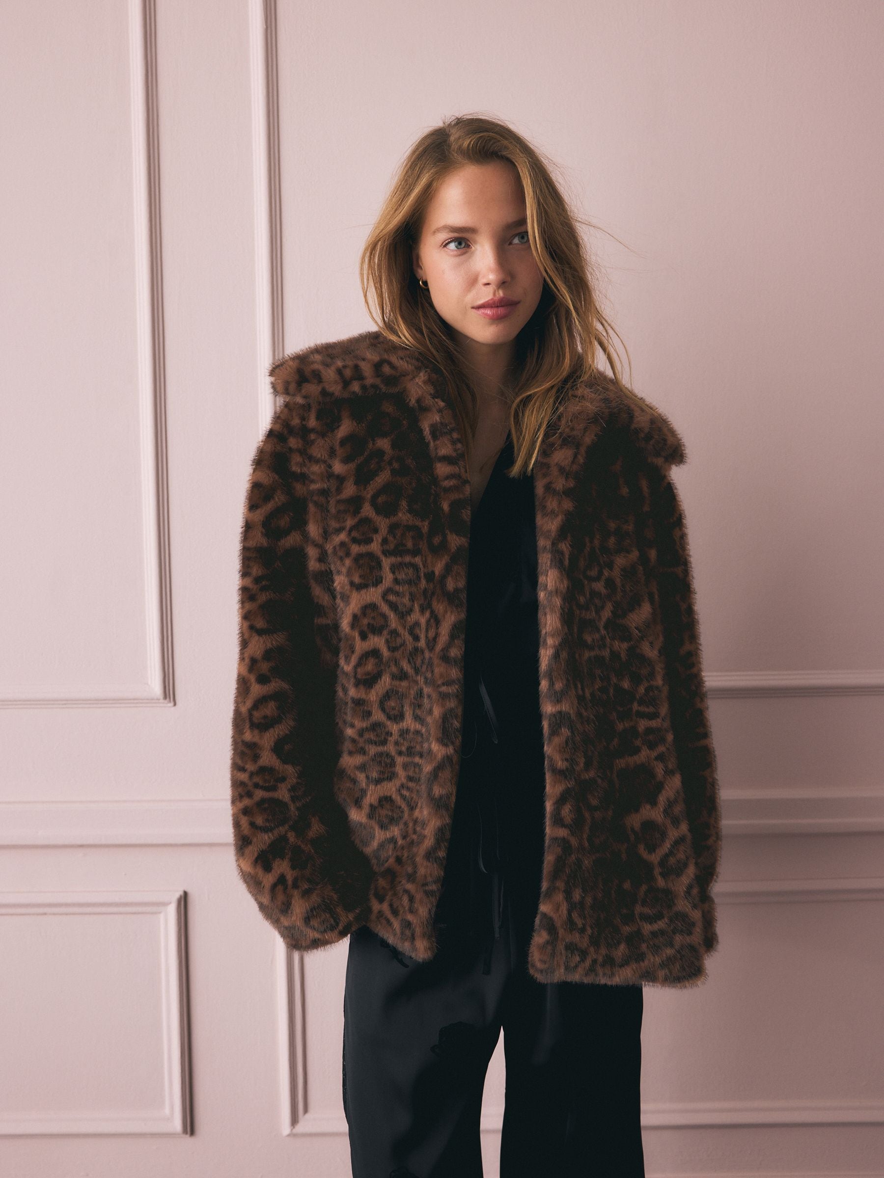 Buy Rockett St George Leopard Faux Fur Coat from the Next UK