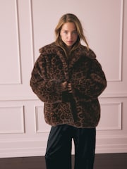 Abrigo de piel sintética de Rockett St George - Imagen 4 de 10