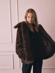 Abrigo de piel sintética de Rockett St George - Imagen 6 de 10