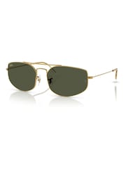 Ray Ban Gold Explorer 5 Irregular Sunglasses - Image 3 of 6