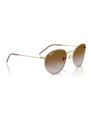 Ray Ban Gold Round Reverse Round Sunglasses - Image 2 of 6