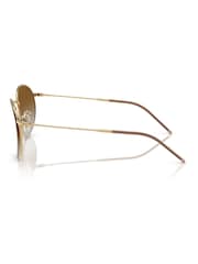 Ray Ban Gold Round Reverse Round Sunglasses - Image 4 of 6