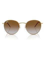 Ray Ban Gold Round Reverse Round Sunglasses - Image 6 of 6