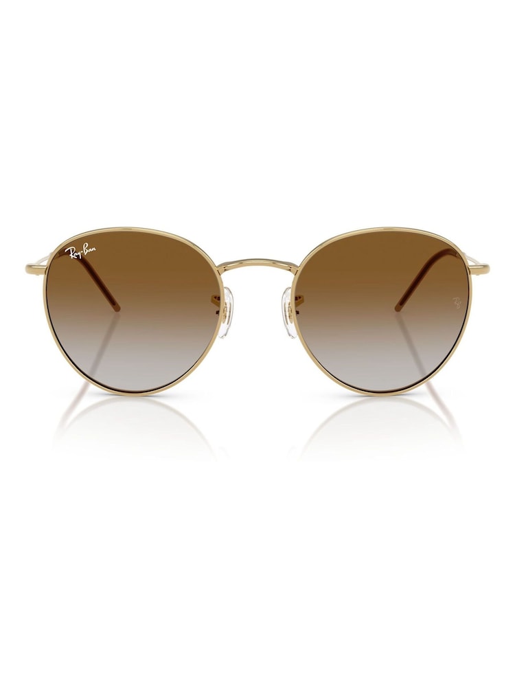 Ray Ban Gold Round Reverse Round Sunglasses - Image 6 of 6 Ray Ban Gold Round Reverse Round Sunglasses - Image 6 of 6