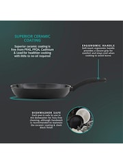 Swan Black 2 Piece Stealth Frying Pan Set - Image 6 of 10