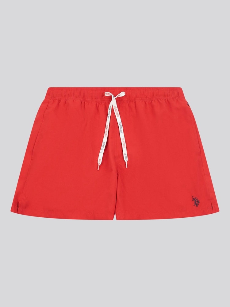 U.S. Polo Assn. Red Mens Core Swim Shorts - Image 1 of 4